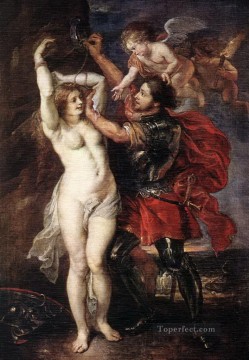 ピーター・パウル・ルーベンス Painting - ペルセウスとアンドロメダ 1640年 ピーター・パウル・ルーベンス